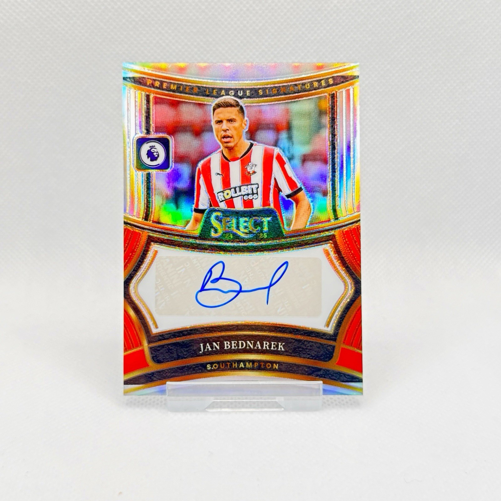 2024-25 Panini Select EPL Jan Bednarek Signatures Autograph Auto - Southampton for sale on Ebay