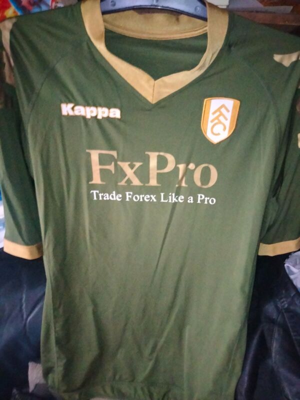retro fulham away shirt 2010 rare 3rd kit large mint for sale on Ebay