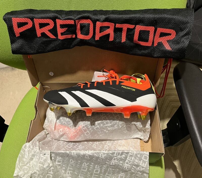 Adidas Predator Elite Tongue SG Football Boots - UK 9.5 - New - Soft Ground for sale on Ebay