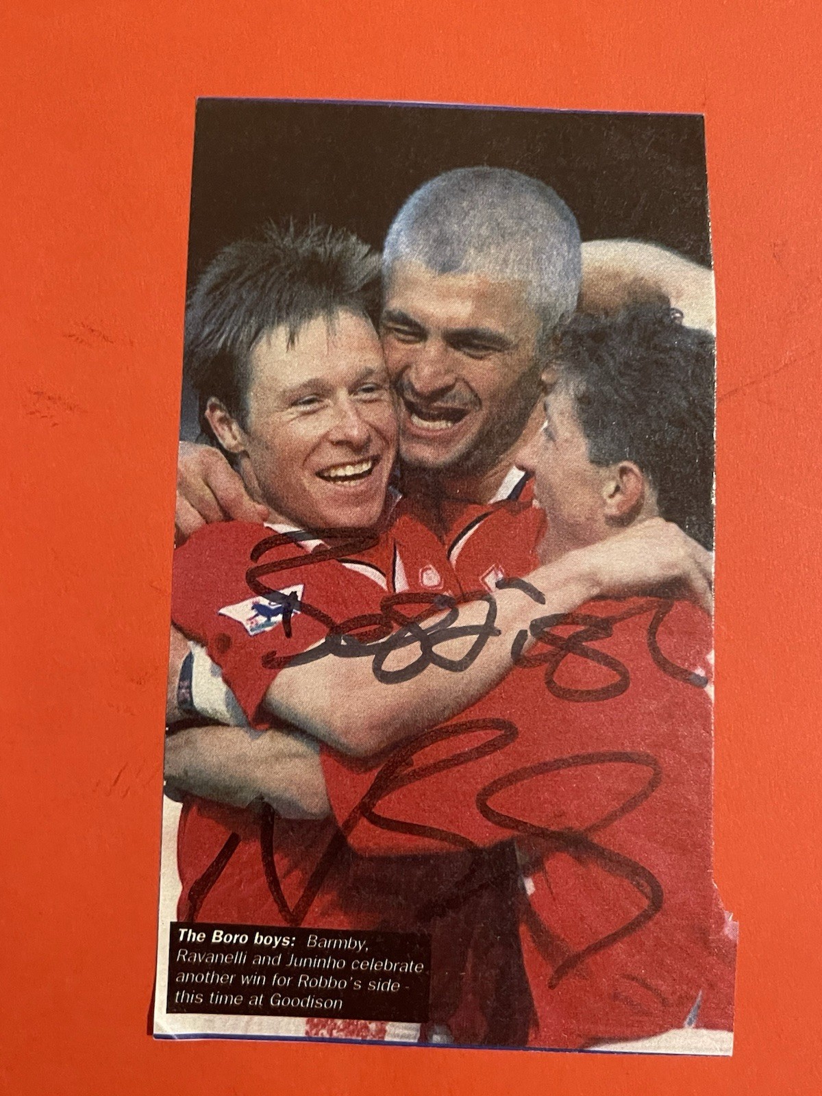 Nicky Barmby - Middlesbrough Fc Signed Picture for sale on Ebay