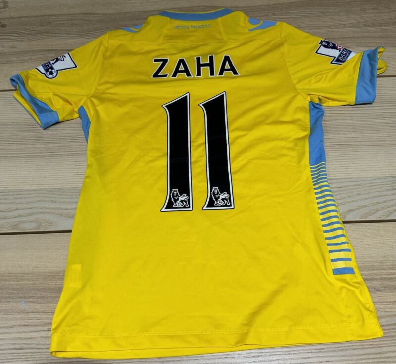 CRYSTAL PALACE - Wilfried Zaha 11 Match Worn Football Shirt  2014/2015 Season for sale on Ebay