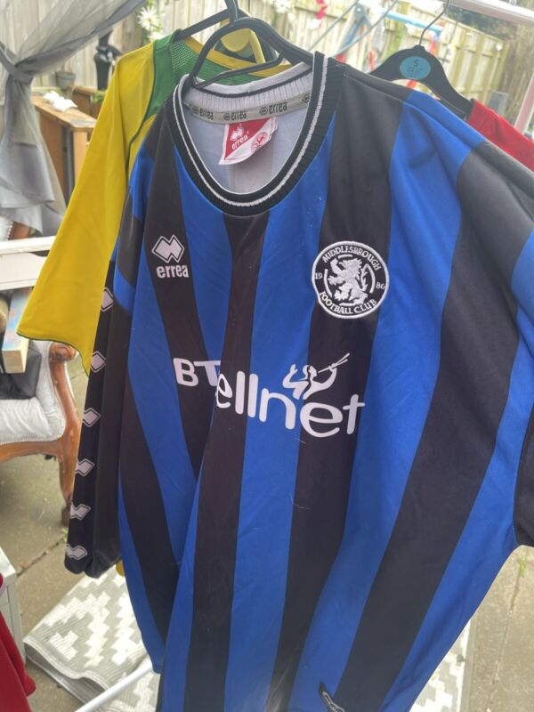 Collection Of Football Tops  All Large Juventus Brazil England Middlesbrough for sale on Ebay