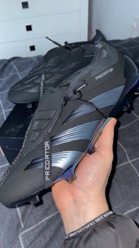 Adidas Predator Elite FT Tongue FG Blackout Football Boots Size UK9.5 for sale on Ebay