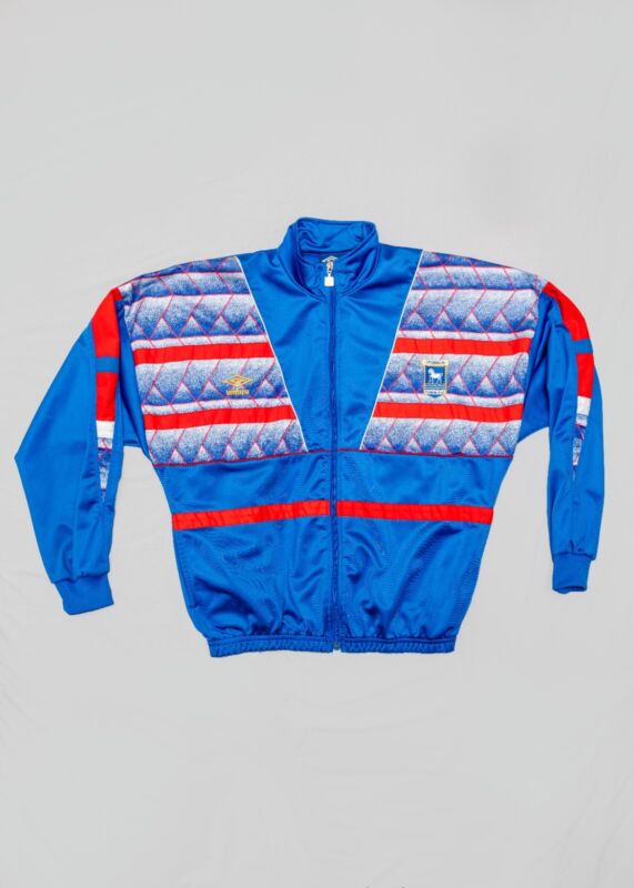 IPSWICH TOWN 1990/91/93 UMBRO football Jacket Tracksuit ULTRA RARE SIZE MEDIUM for sale on Ebay