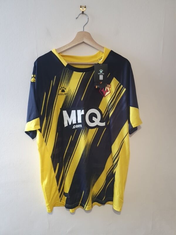 Watford FC Mens Home Shirt Size M Personalised Dennis 25 BNWT for sale on Ebay