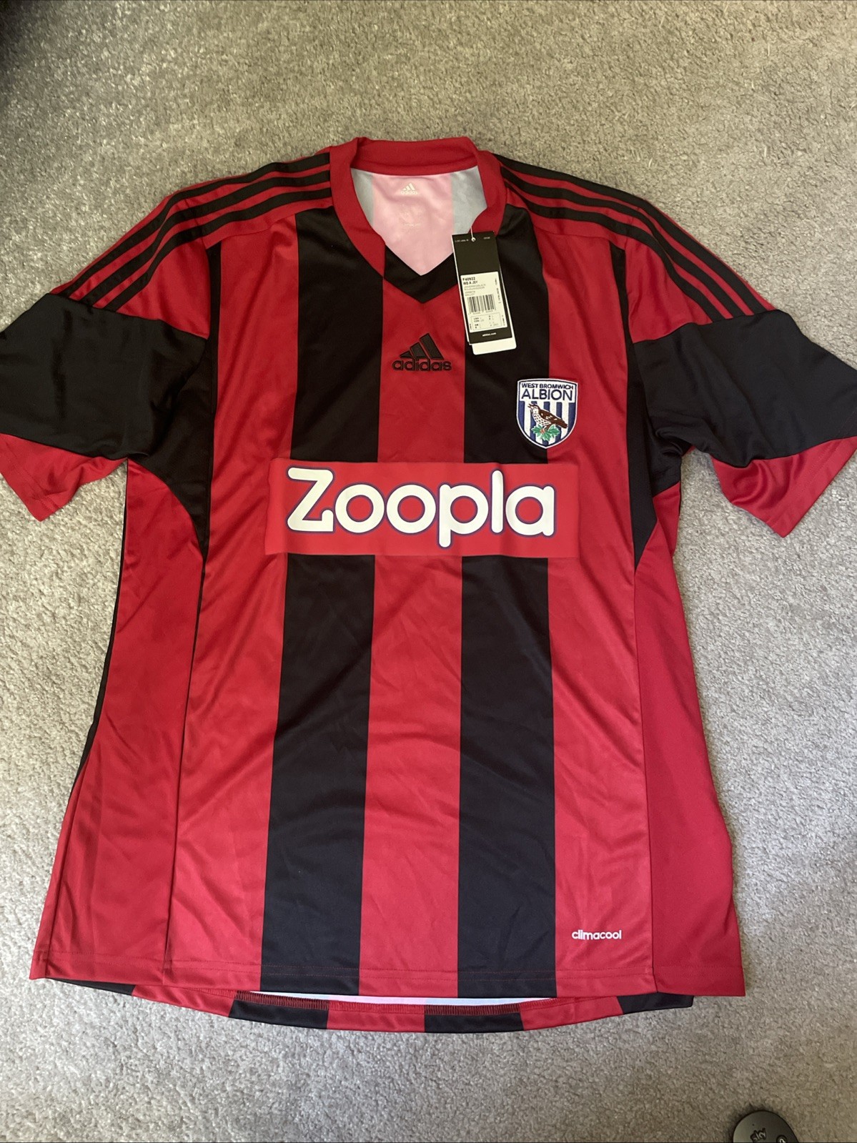 West Bromwich Albion 2013/2014 Away Football Shirt Adidas Jersey WBA Large L for sale on Ebay