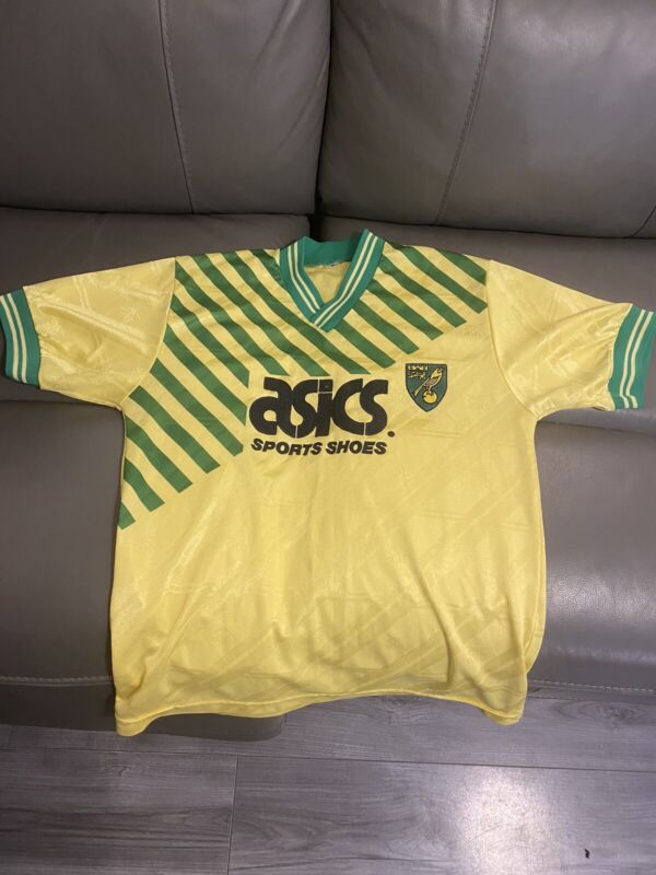 Norwich City Fc 89/92 Shirt Medium  for sale on Ebay