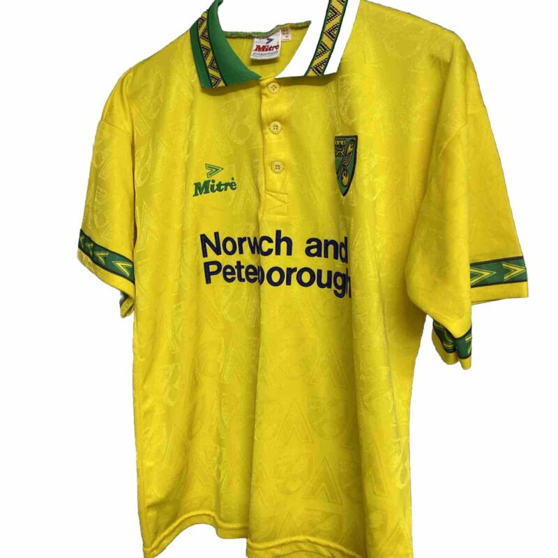 VINTAGE norwich city football shirt 1994/96 Size Medium MINT UNWORN COND for sale on Ebay