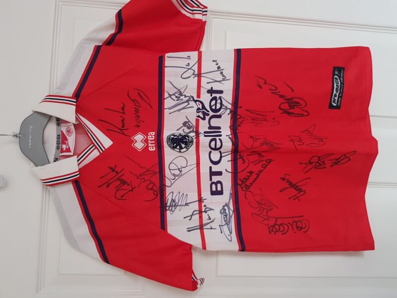 Signed Middlesbrough Shirt for sale on Ebay