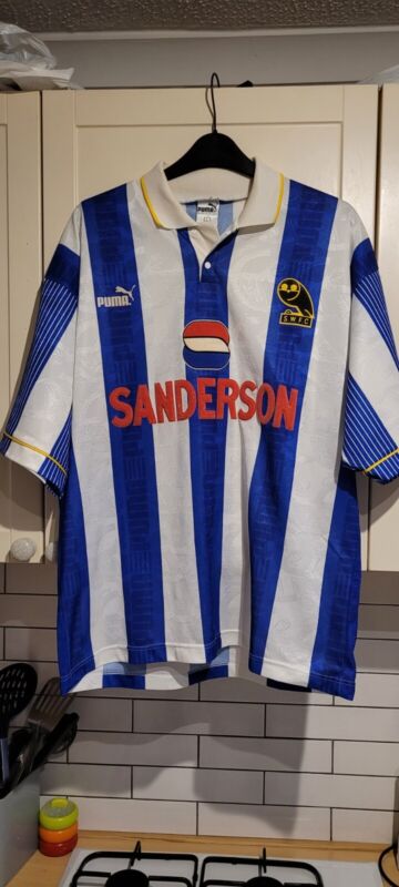 SHEFFIELD WEDNESDAY..1993.HOME SHIRT..LARGE..VERY GOOD CONDITION  for sale on Ebay