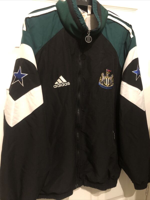 Newcastle United 1995/96 Adidas Brown Ale Jacket Size 42-44” Football Wear Shirt for sale on Ebay
