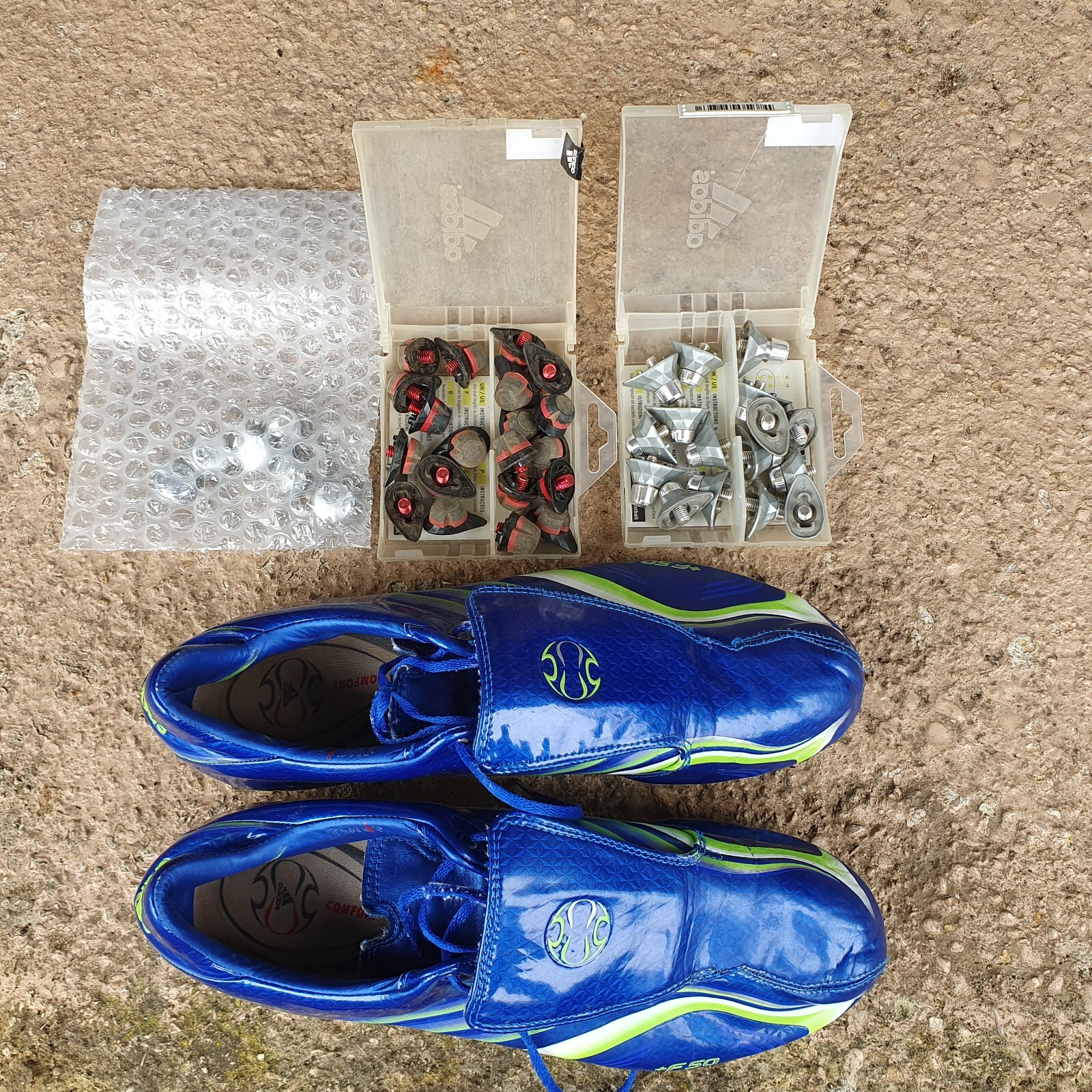 ADIDAS TUNIT F50 FOOTBALL BOOTS + CLEATS 749078 2006 UK 9 MEN for sale on Ebay