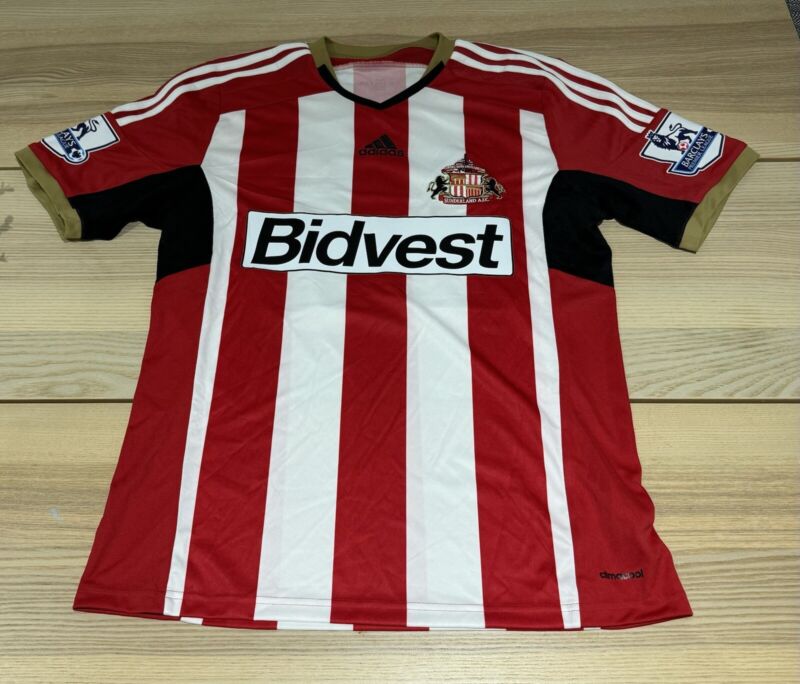 SUNDERLAND - Jermaine Defoe 28 Match Worn Football Shirt 2014/2015 Season  for sale on Ebay