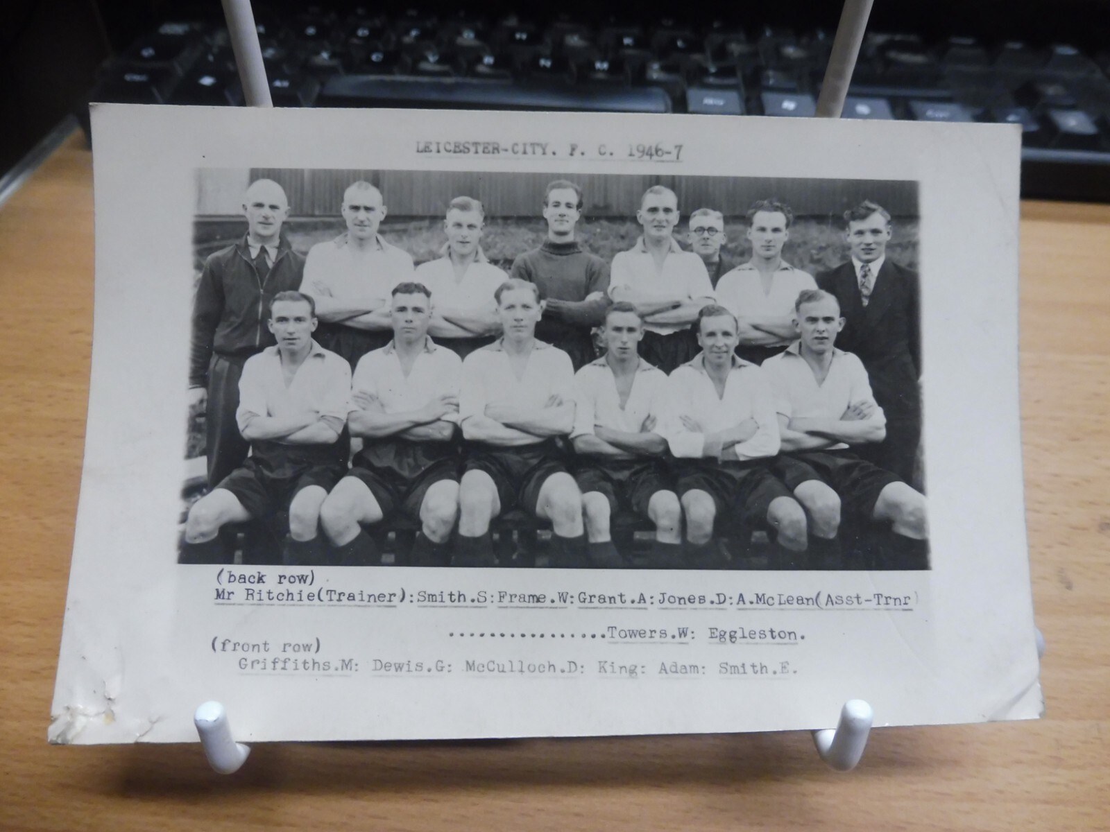 Leicester City F.C. 1946-7 Photograph by A.W.Wilkes & Son for sale on Ebay