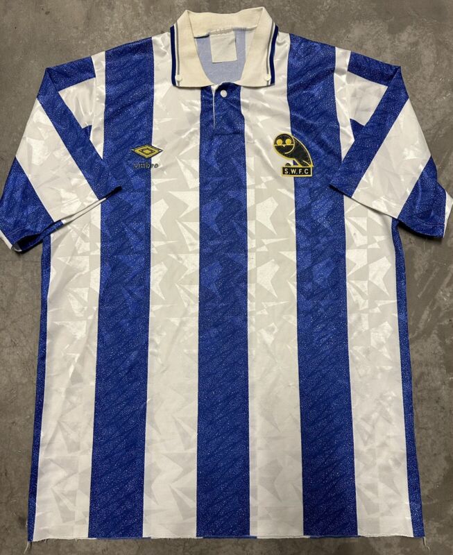 Rare Sheffield Wednesday Umbro 1989/91 Home Shirt Swfc XL Mans 80s for sale on Ebay