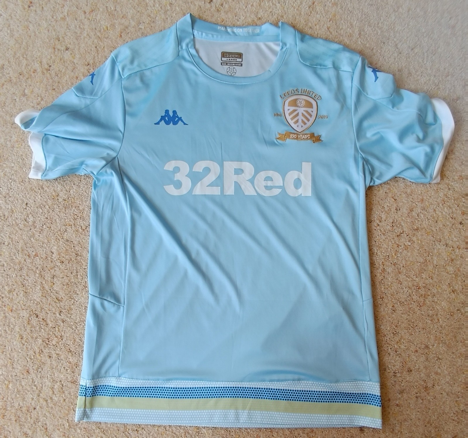 Leeds United Away Shirt 2019 / 20 UK Large Replica Replica See Description for sale on Ebay
