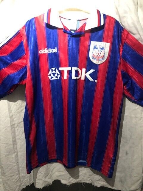 VINTAGE CRYSTAL PALACE  HOME  FOOTBALL SHIRT   1997  TDK  SPONSORS for sale on Ebay
