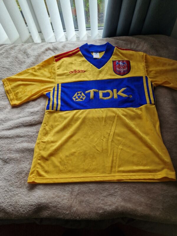 Rare and original Adidas Crystal Palace Away Football Shirt 1997/98.  Size M. for sale on Ebay