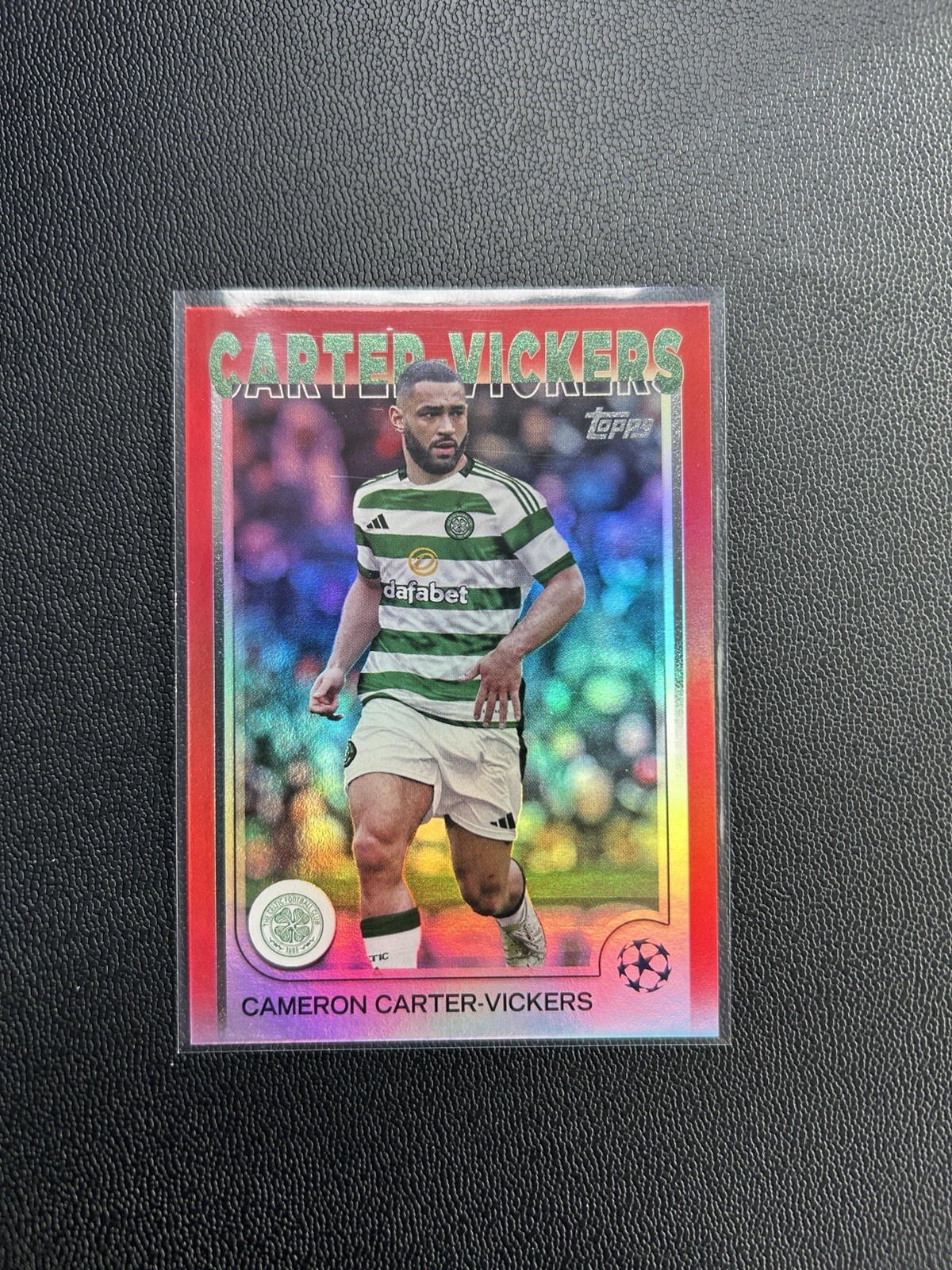 24/25 Topps Uefa Club Competitions Cameron Carter Vickers /5 Red Celtic USA for sale on Ebay