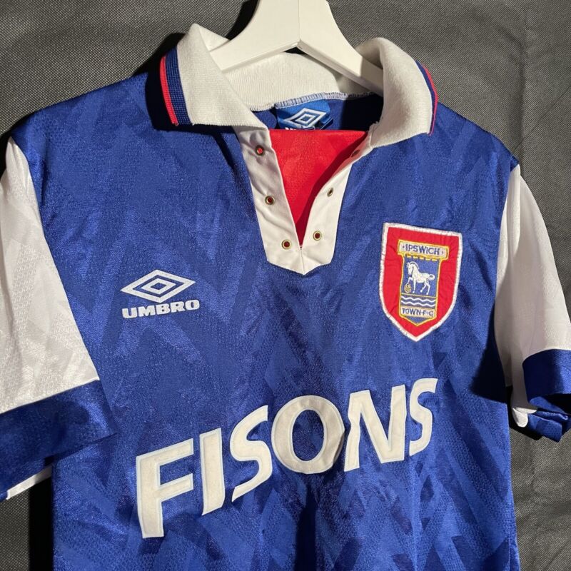 Ipswich Town Home Shirt 1992/1994 Size Small Vintage Rare VGC  for sale on Ebay
