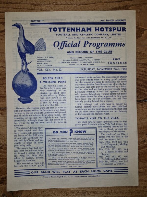 Tottenham / Spurs 
