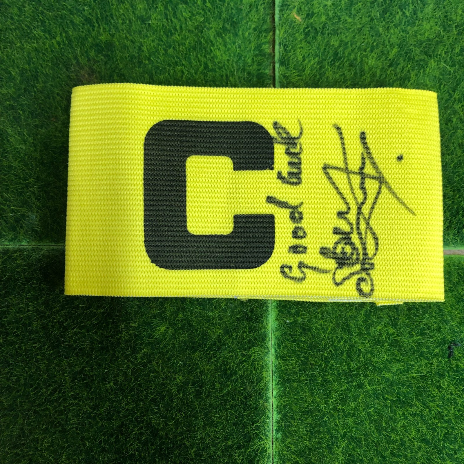 Bryan Gunn Of Scotland & Norwich City Signed Captains Armband wCOA for sale on Ebay