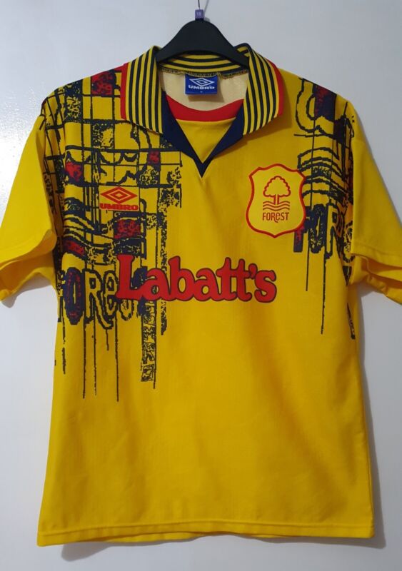 UMBRO Vintage Original NOTTINGHAM FOREST 1995-97 Away Football Shirt Adults M for sale on Ebay