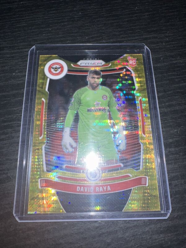 David Raya 1 /10 Shirt Number Brentford Rookie Prizm Gold Breakaway for sale on Ebay