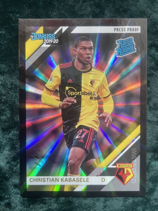 Panini Chronicles 2019-20 Rated ROOKIE Christian Kabasele WATFORD 1/1 for sale on Ebay