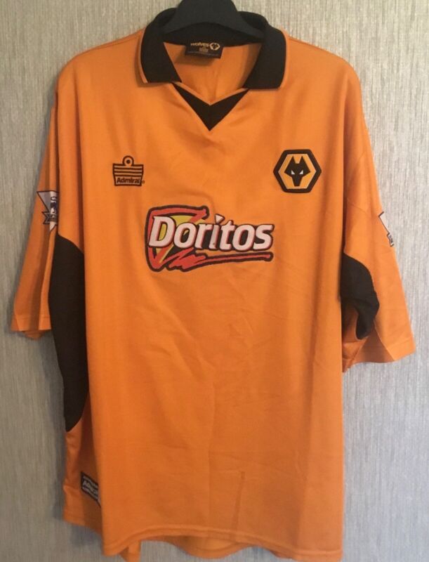 Wolverhampton Wanderers Wolves Vintage 2002-04 football shirt Bull 9 xLarge for sale on Ebay