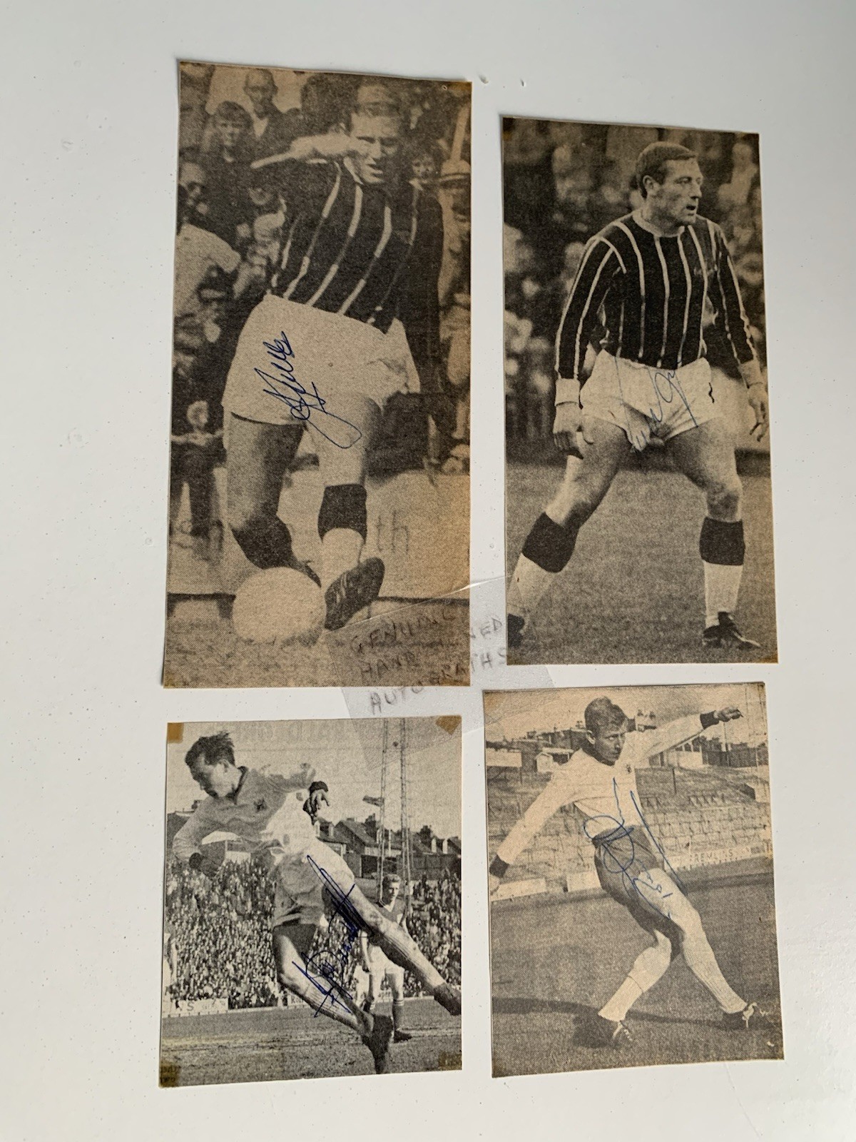 CRYSTAL PALACE F C  9  HAND SIGNED PHOTOS OF PLAYERS FROM THE  1960'S for sale on Ebay