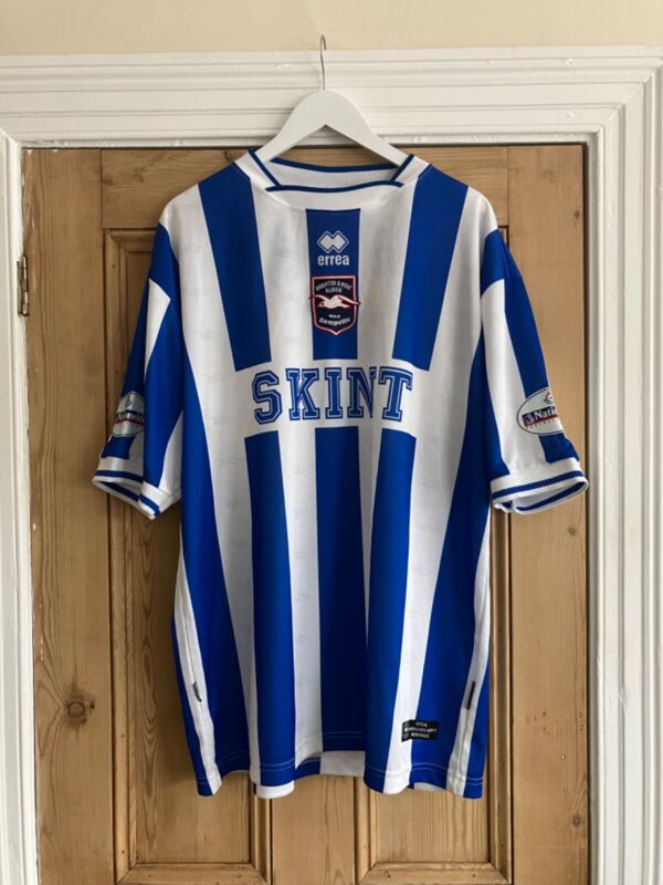 Rare Brighton & Albion home Shirt 2002/2003 Match Worn /signed Danny Cullip #4 for sale on Ebay