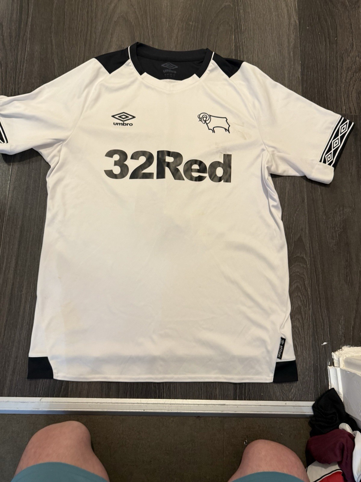 Derby County Home Shirt for sale on Ebay