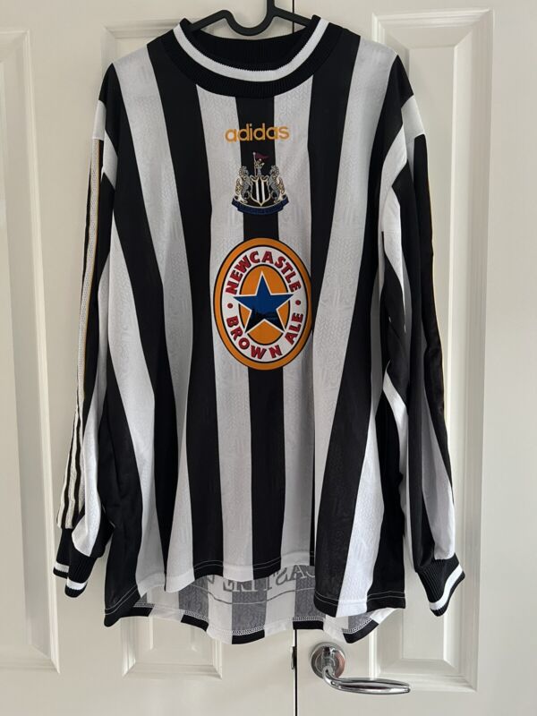 Newcastle United Adidas Original Long Sleeves Football Shirt 97-1999 Large Mens for sale on Ebay
