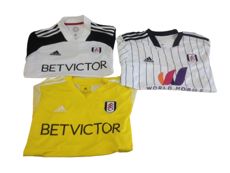 Fulham Football Club Football Shirt Bundle X3 - L, XL Pre Loved Short Sleeved  for sale on Ebay