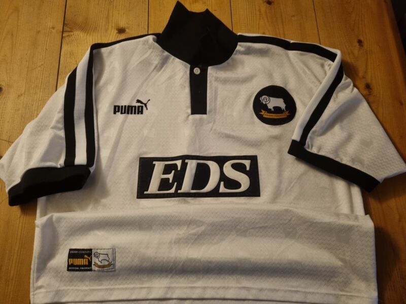Derby County 1998-1999 Original Retro Puma Home Shirt for sale on Ebay