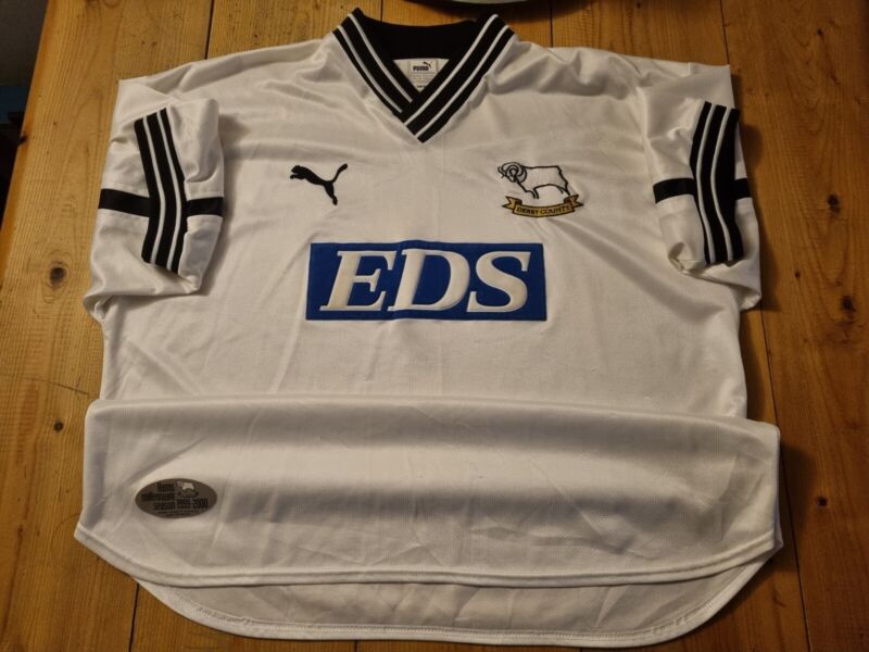 Derby County 1999-2000 Original Retro Puma Home Shirt for sale on Ebay