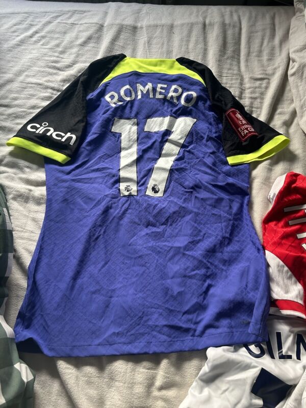 Tottenham Romero Match Issue Shirt Fa Cup 5th Round Rare 22/23 for sale on Ebay