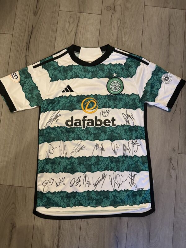 Celtic Fc Squad Signed Football Shirt  for sale on Ebay