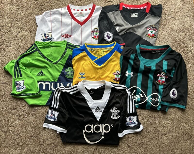 Southampton FC Football Shirt Bundle Job Lot Collection Squad Player Issue?? £20 for sale on Ebay