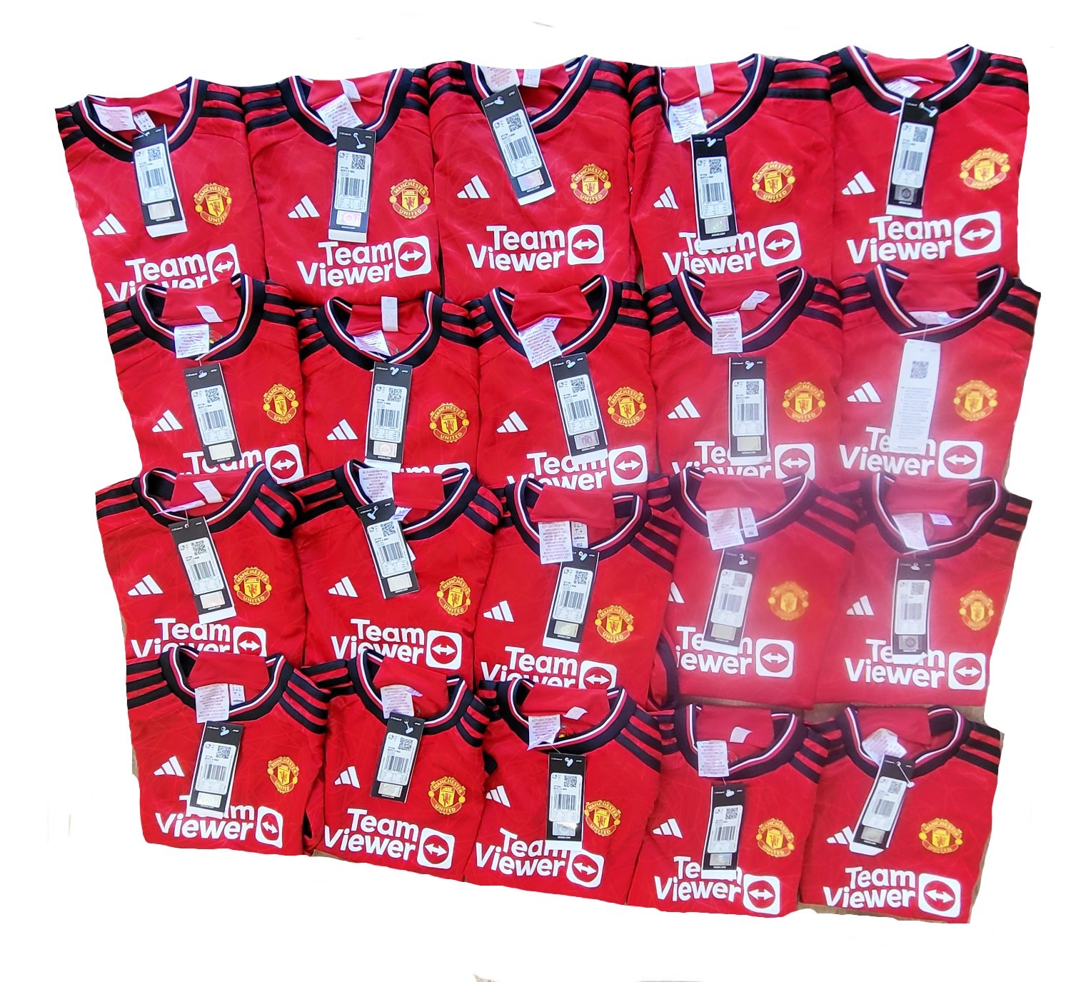 Manchester United Football Shirt Adidas JOB LOT X 20 Kids Boys Infants Bundle 2 for sale on Ebay
