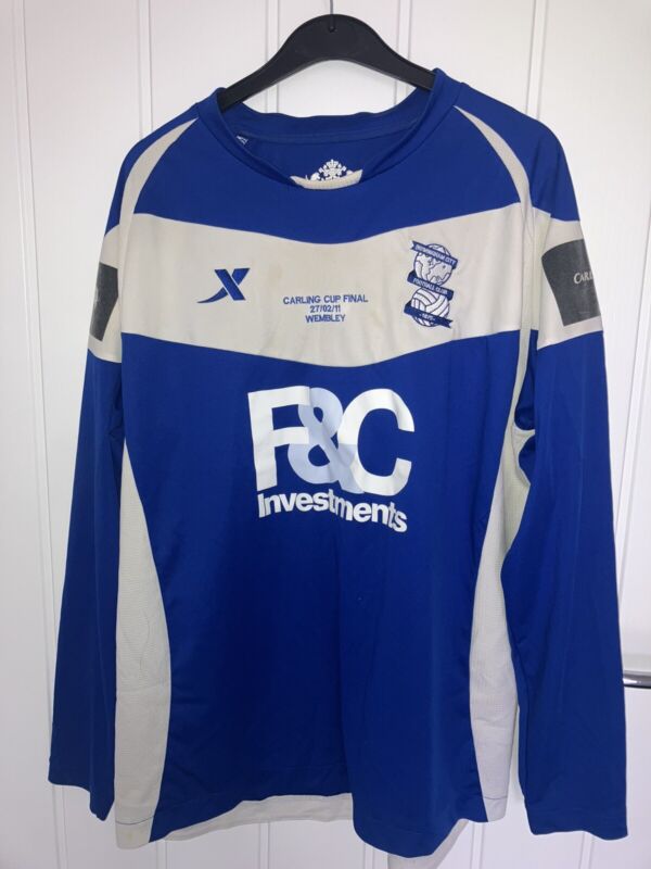 Birmingham City Fc Home Shirt Carling Cup Final Shirt 2011 Size S for sale on Ebay