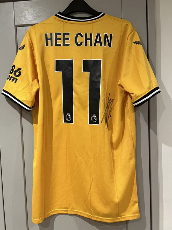Signed Hwang Hee Chan Wolves Home Shirt 23/24 for sale on Ebay