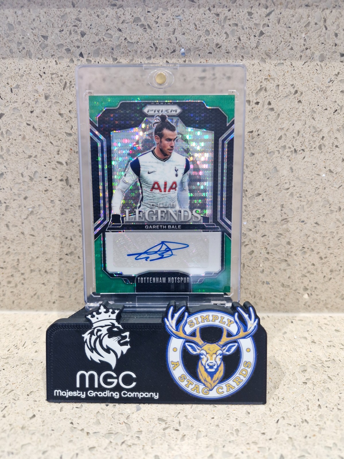 Gareth Bale - Tottenham Club Legends - Green Pulsar Auto - Prizm 2024/2025 for sale on Ebay