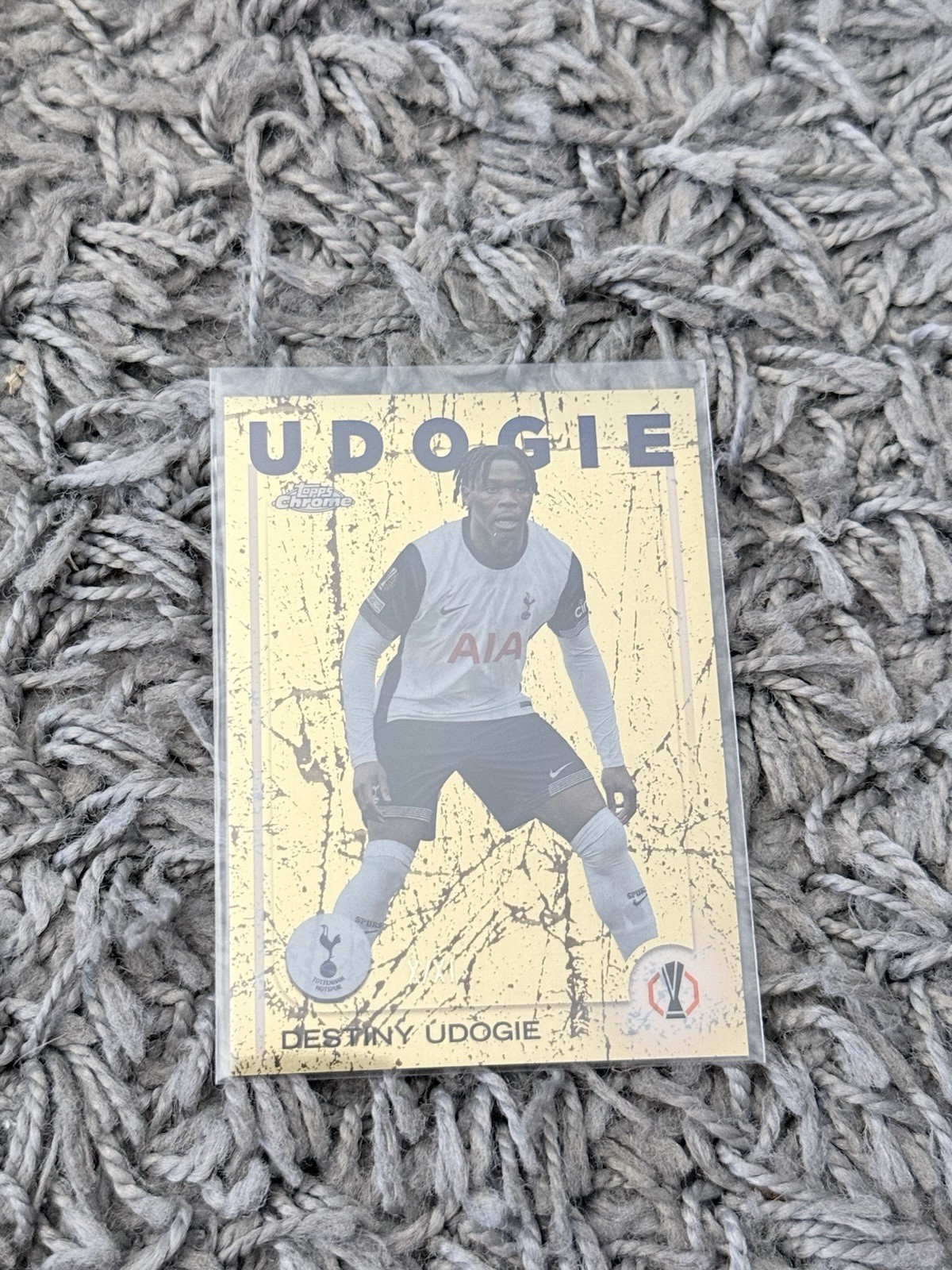 Destiny Udogie Topps Chrome Roman numeral’s XI SSP Tottenham Merlin Topps for sale on Ebay