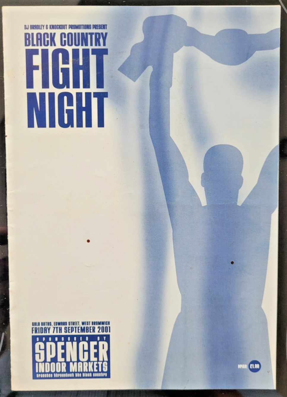 2001 ANDY FLUTE v ANDREW FACEY, from Gala Baths, West Bromwich! for sale on Ebay