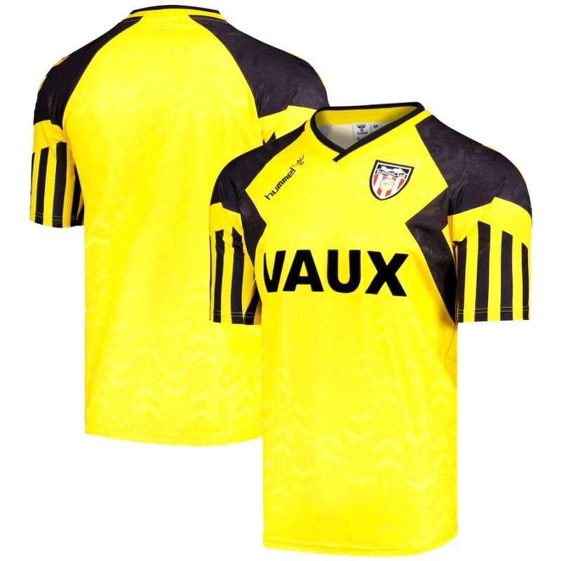 Sunderland Retro Mens 1992 Yellow Third Shirt - Hummel - Large for sale on Ebay