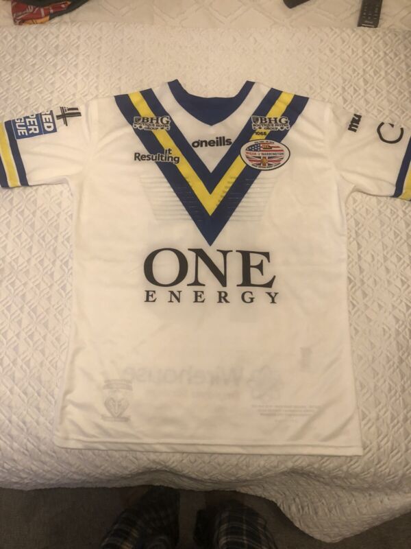 warrington wolves signed Shirt Xl for sale on Ebay