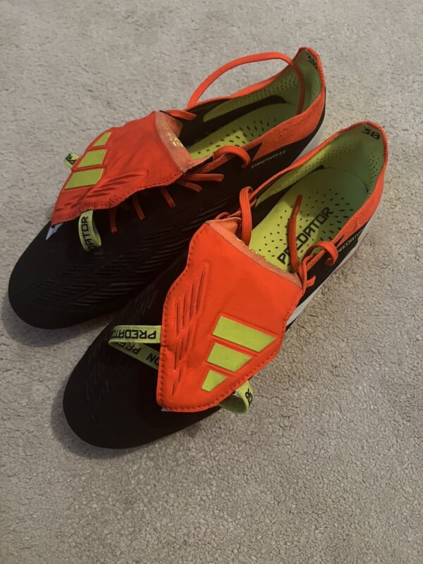 Adidas Predator Elite Tongue FG Boots Size UK 10 -worn 3 Times for sale on Ebay