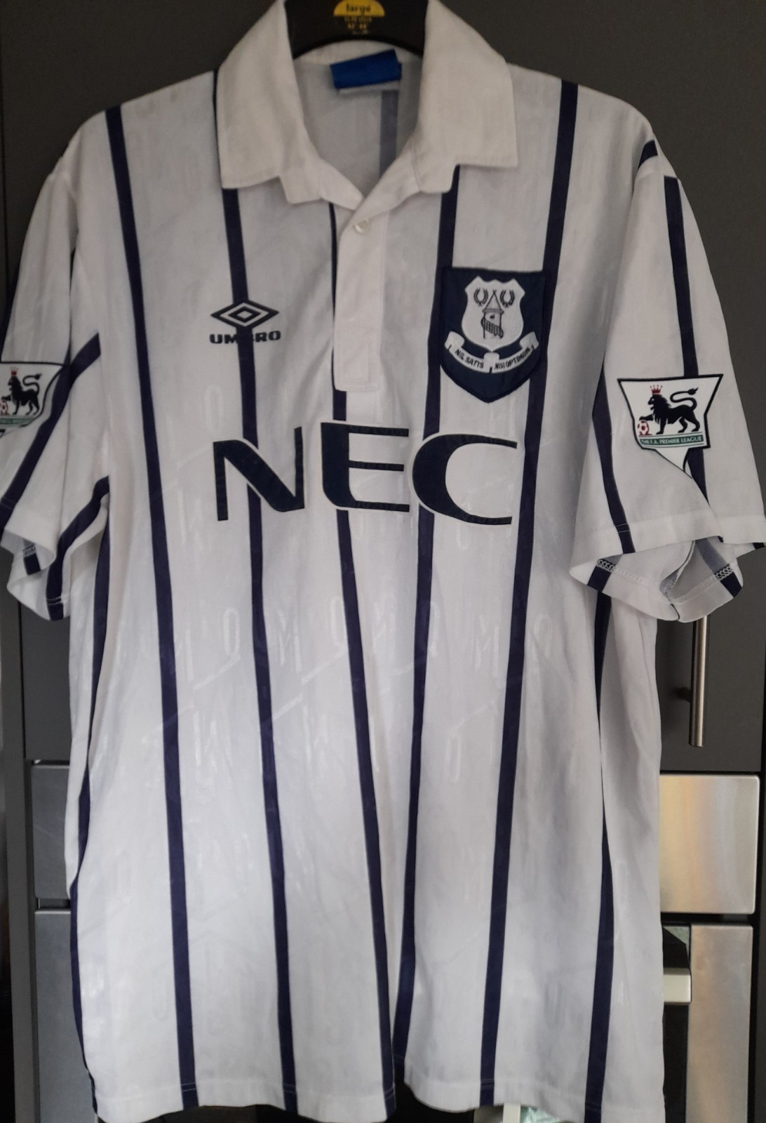 Very Rare Everton Third Shirt 1993 94 for sale on Ebay